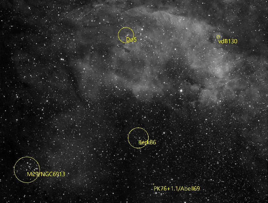 M29, Sh2-208, 2019-7-26, 21x200sec, APO100Q, H-alpha 7nm, ASI1600MM-Cool annotated.jpg